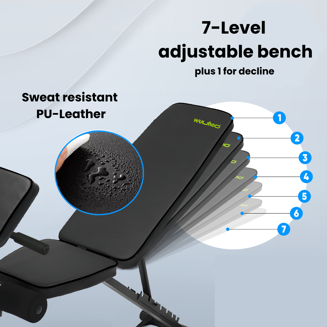 Apex weight bench with bicep pad