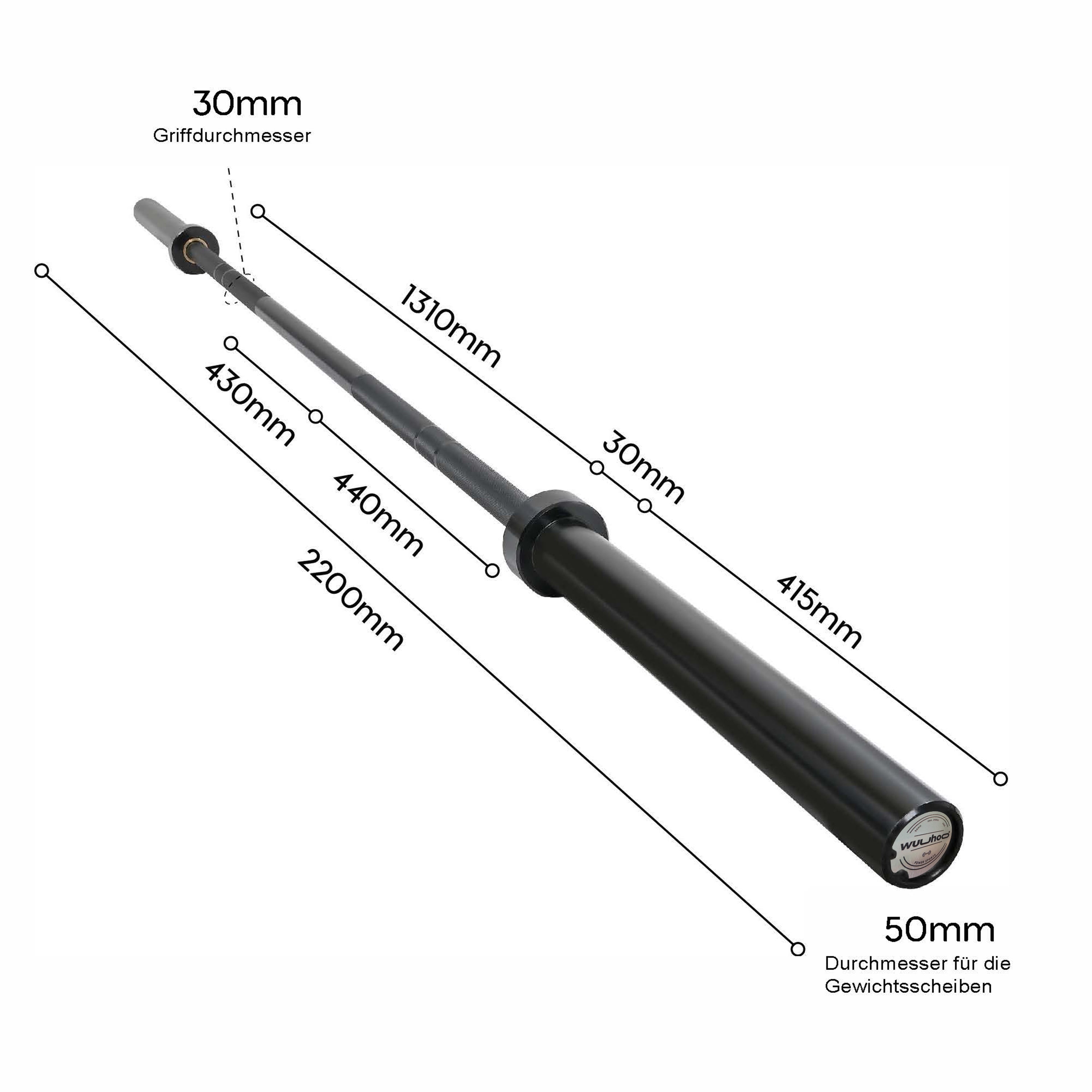 Vægtstang Roman 220cm