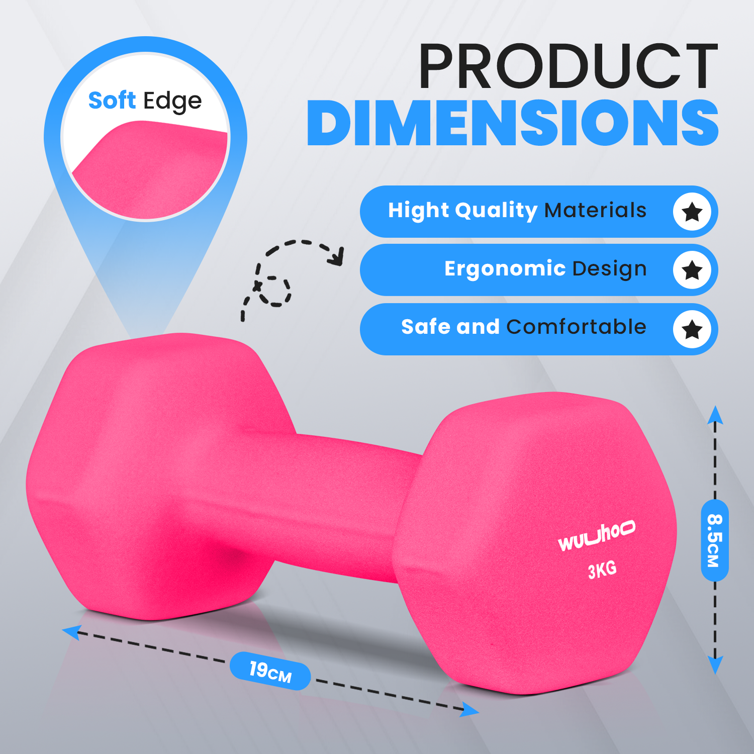 Dumbbell Pair Jackie Neoprene