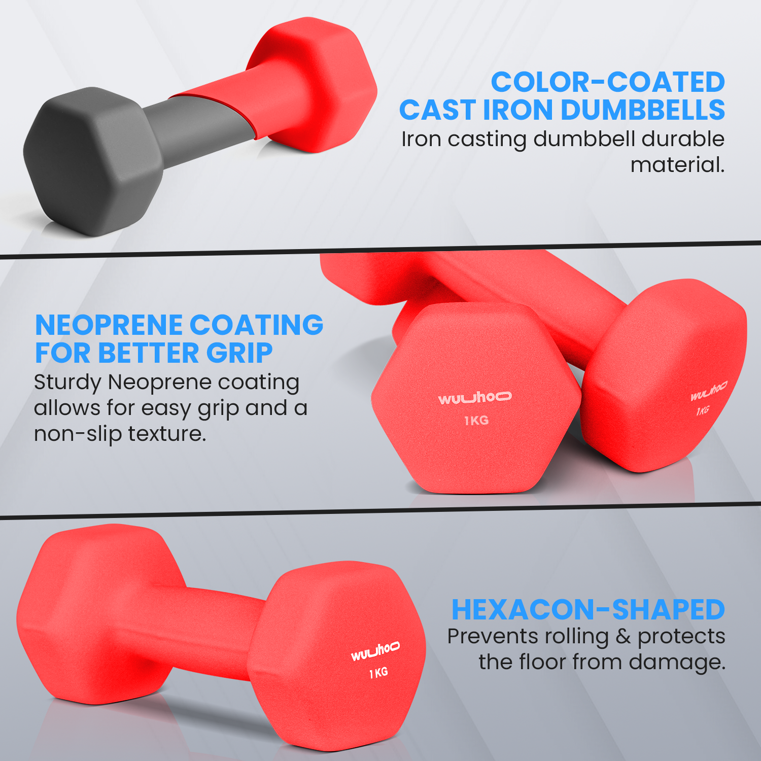 Dumbbell Pair Jackie Neoprene