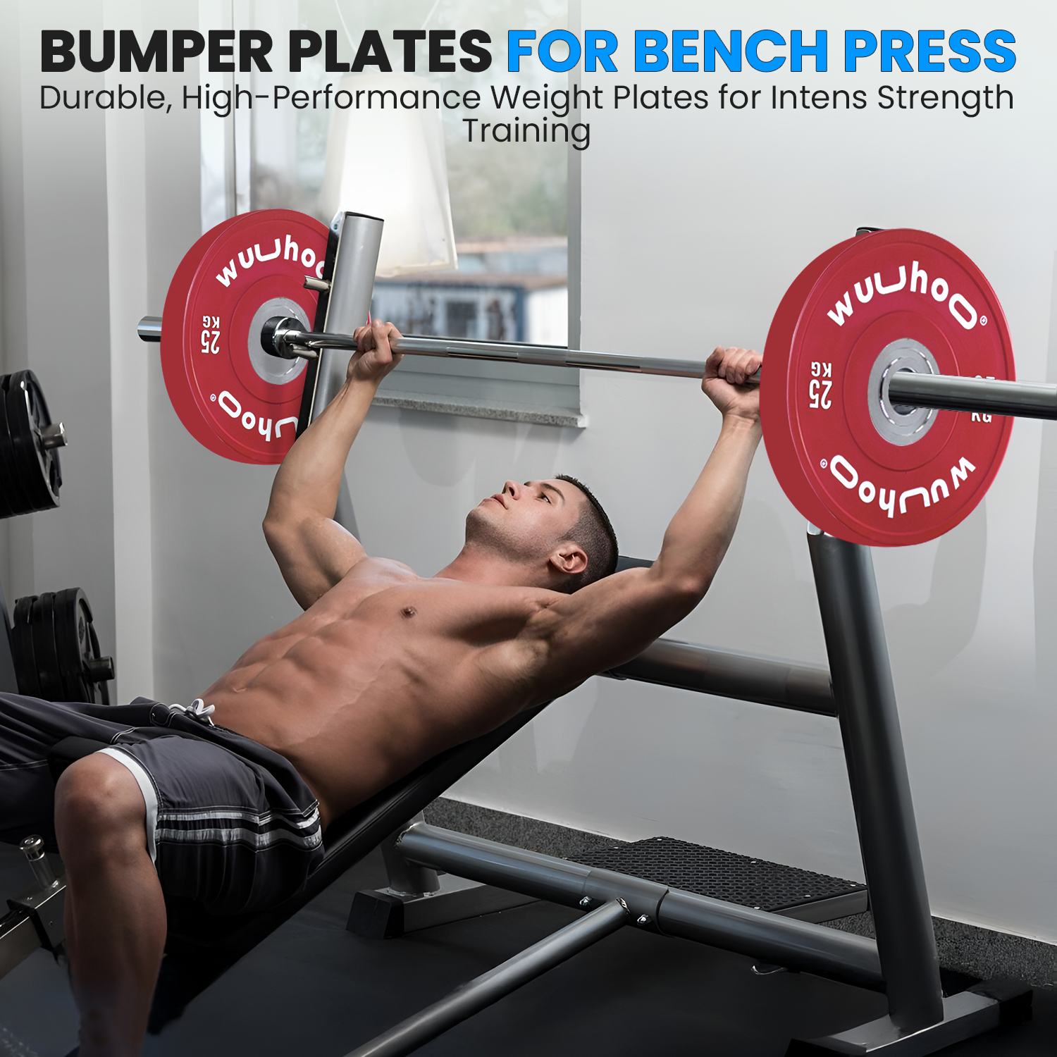 Pro Competition Bumper Plader 50mm