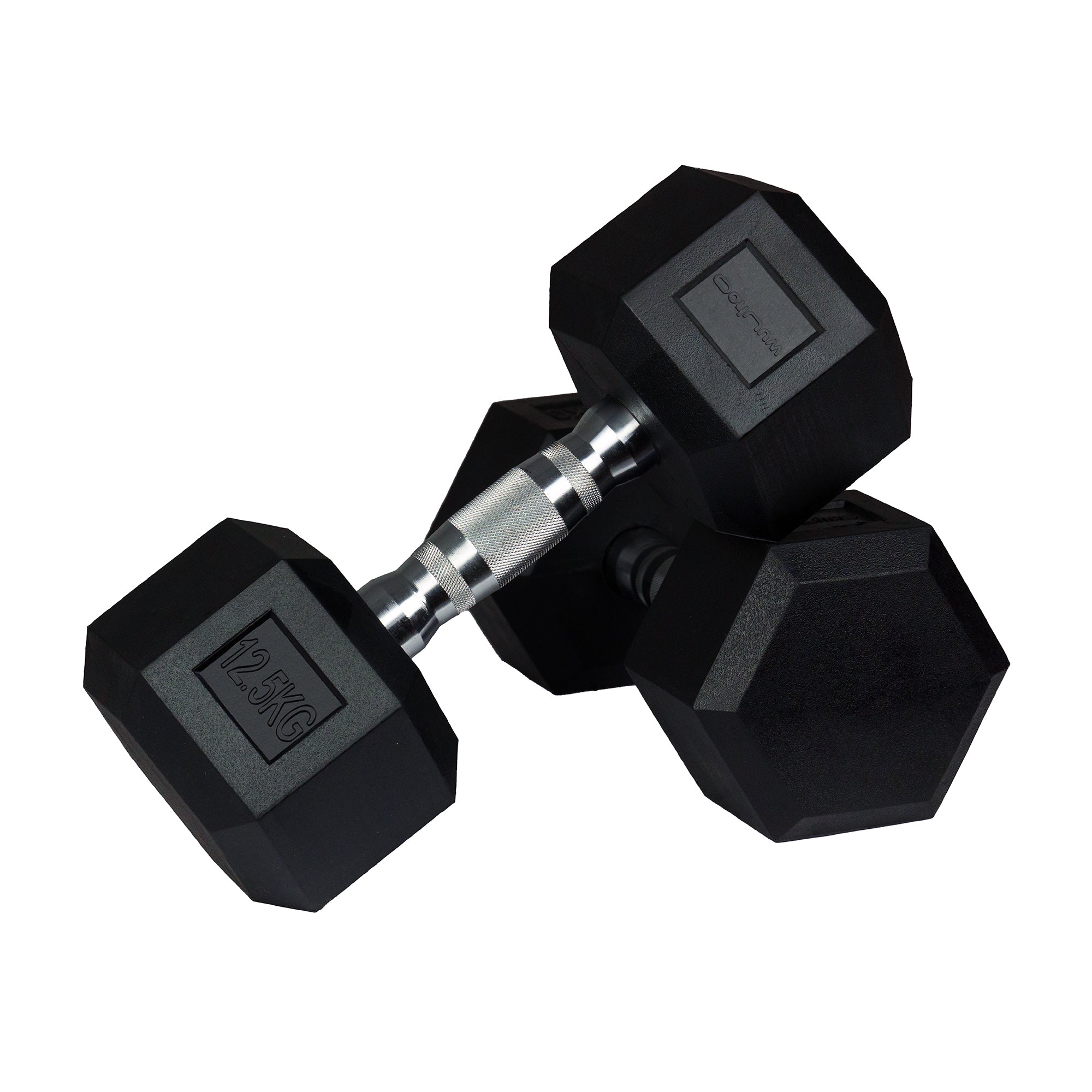 Hexagon dumbbell set Dorian, cast iron