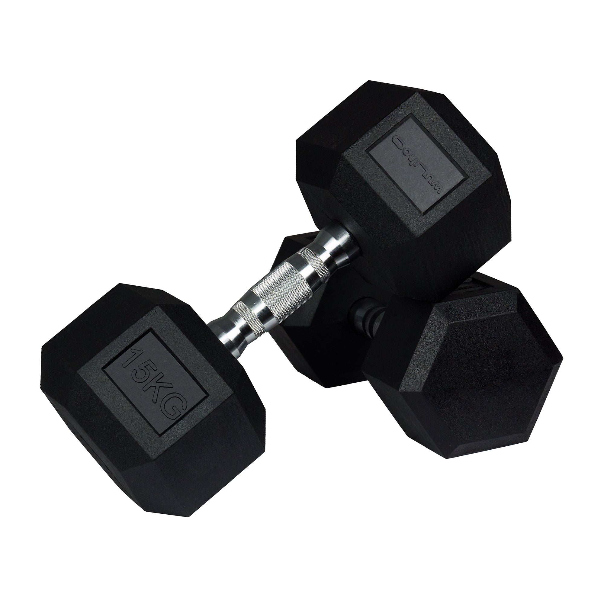 Hexagon dumbbell set Dorian, cast iron