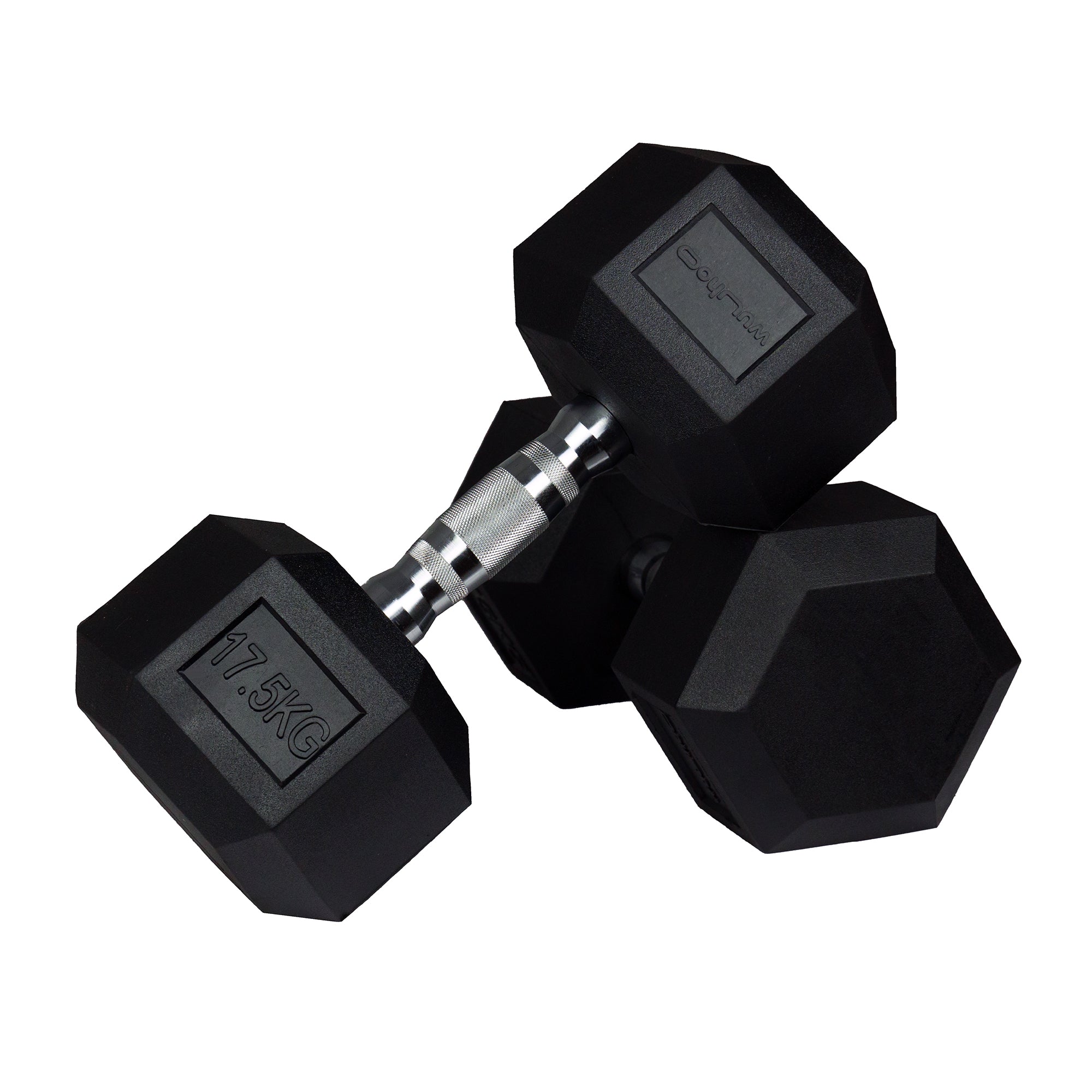 Hexagon dumbbell set Dorian, cast iron