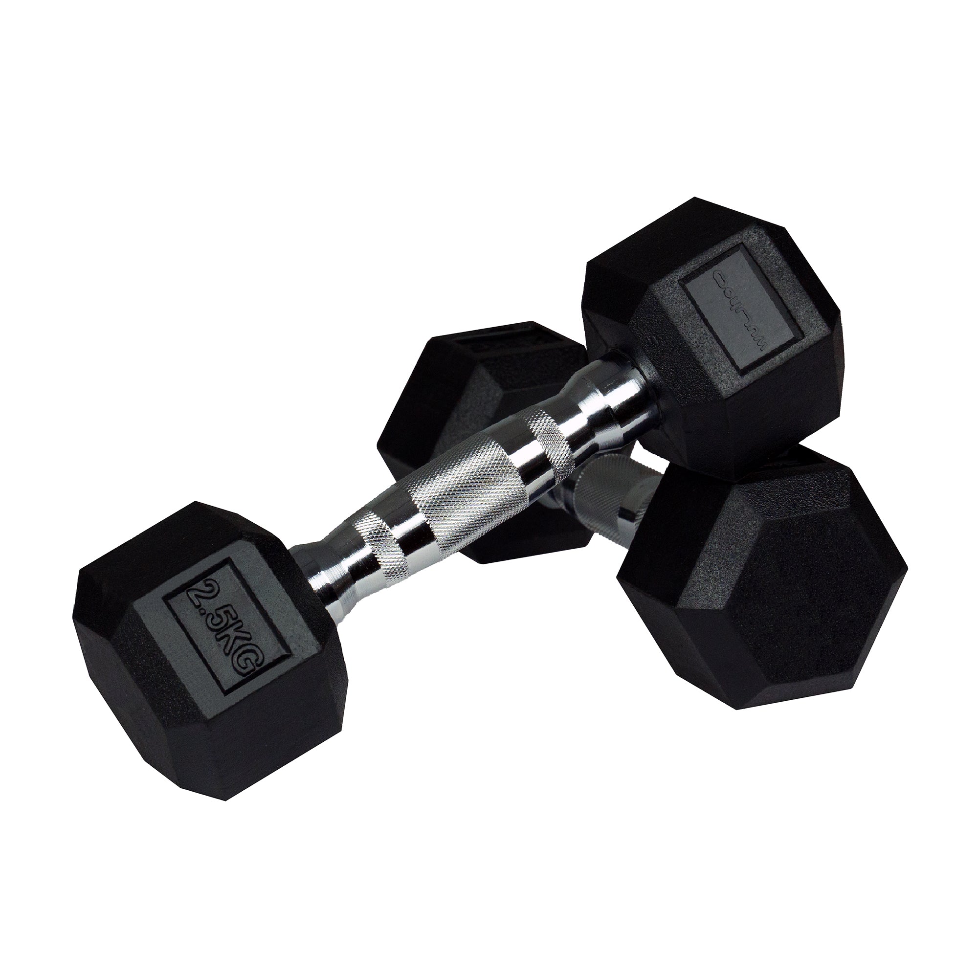 Hexagon dumbbell set Dorian, cast iron