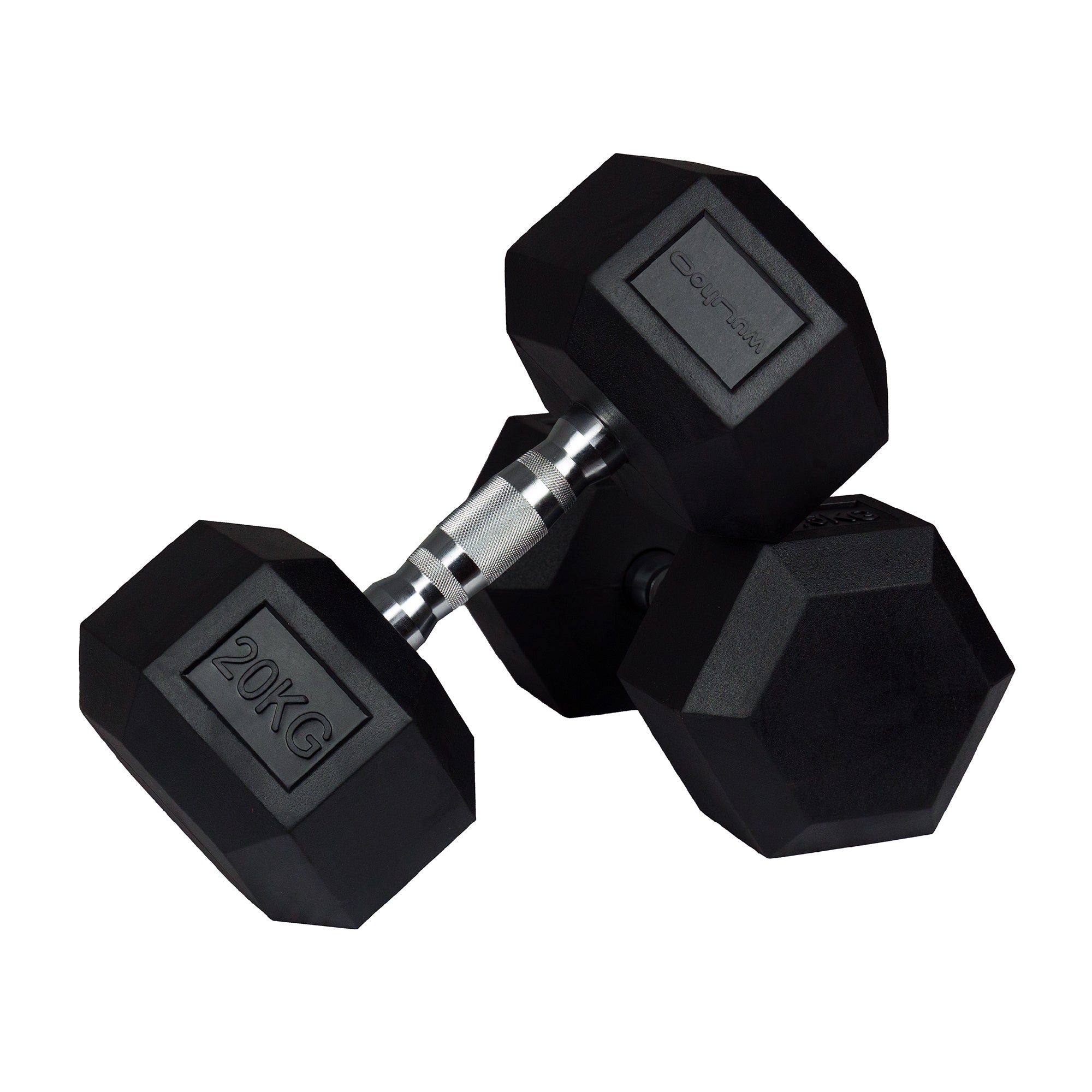 Hexagon dumbbell set Dorian, cast iron