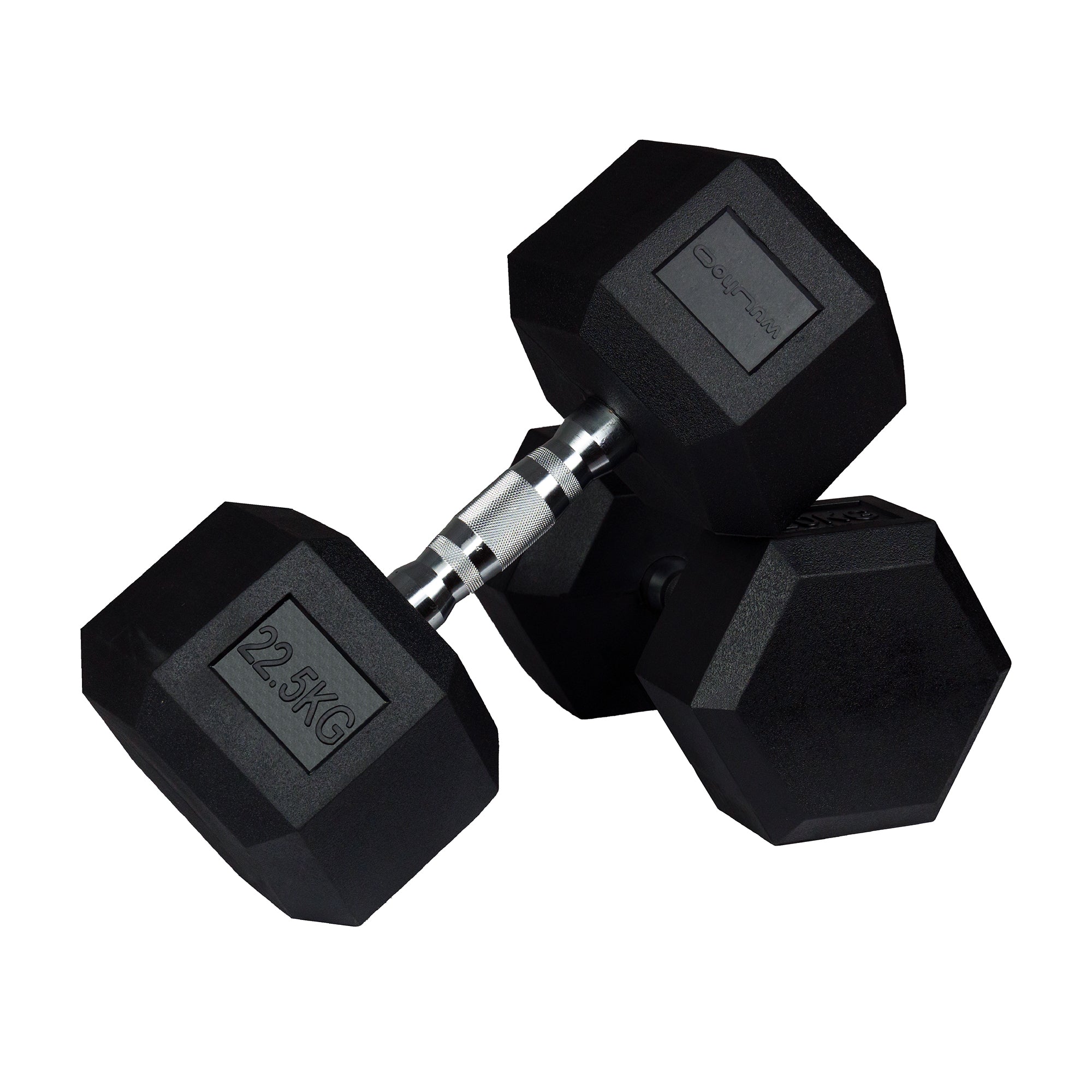 Hexagon dumbbell set Dorian, cast iron