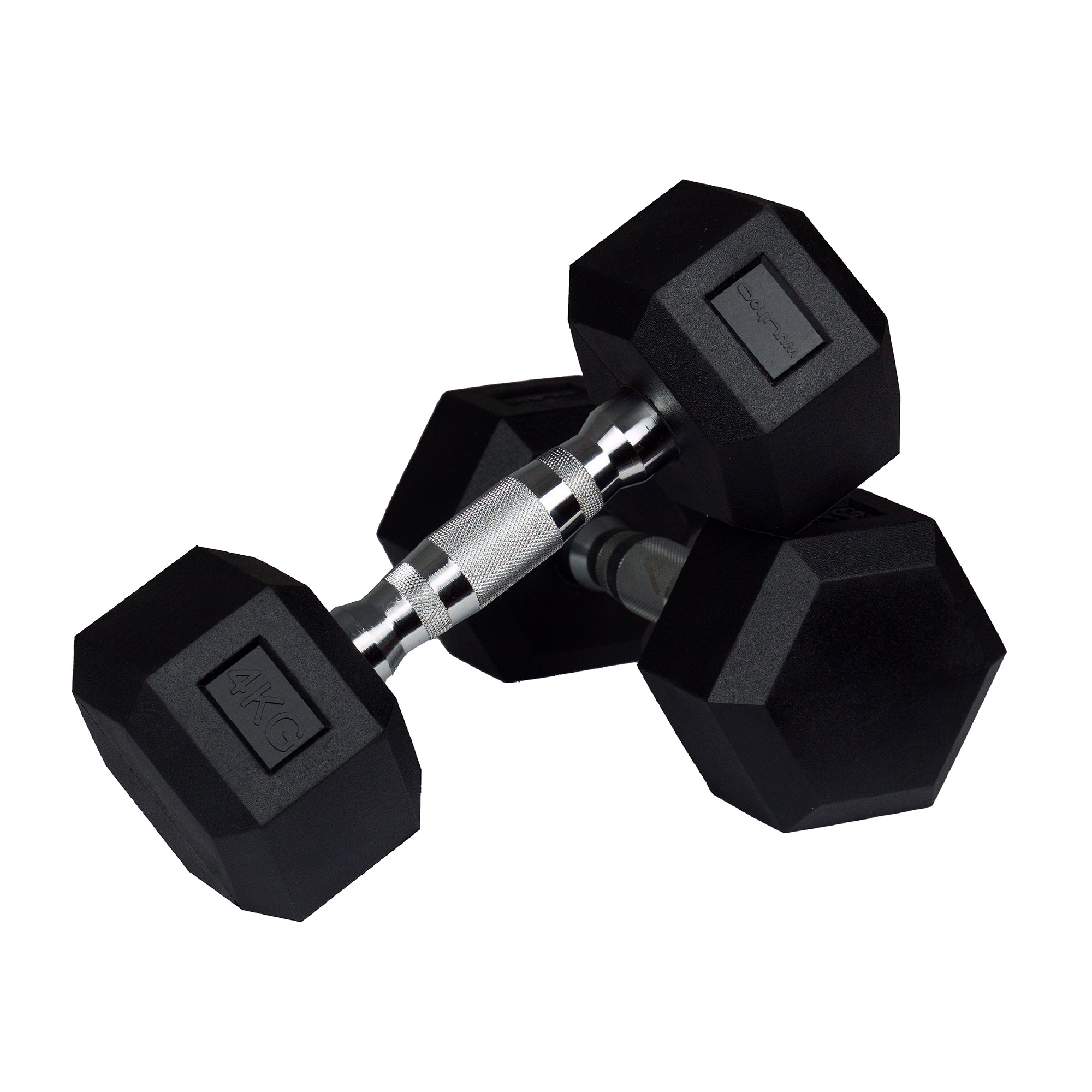 Hexagon dumbbell set Dorian, cast iron