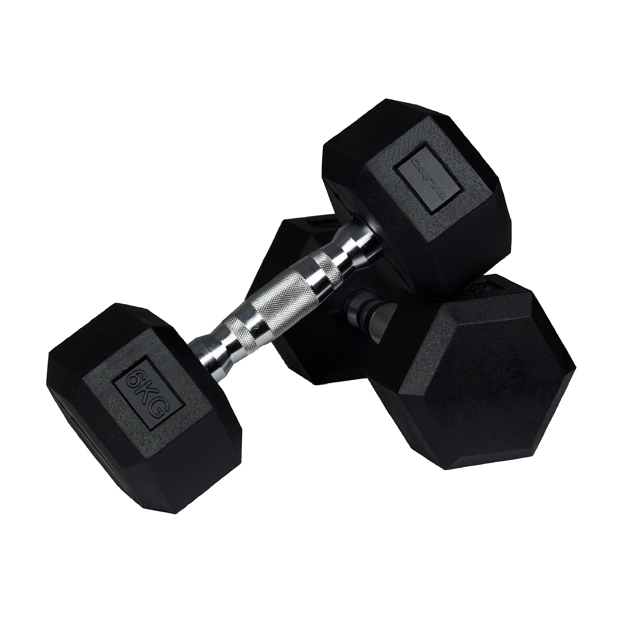 Hexagon dumbbell set Dorian, cast iron