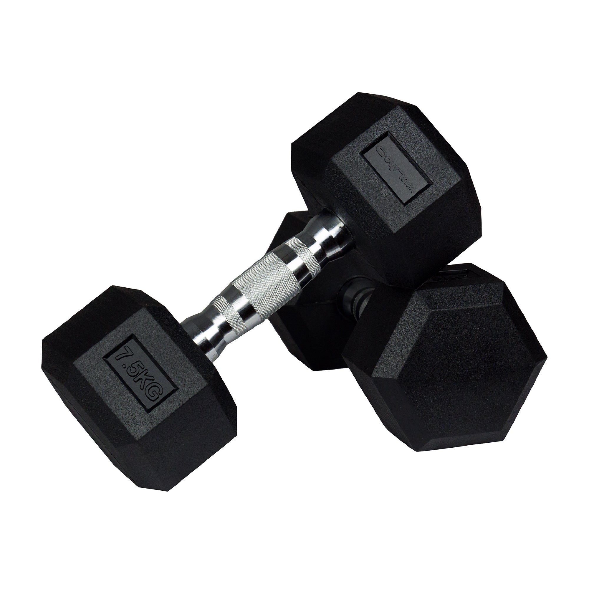 Hexagon dumbbell set Dorian, cast iron