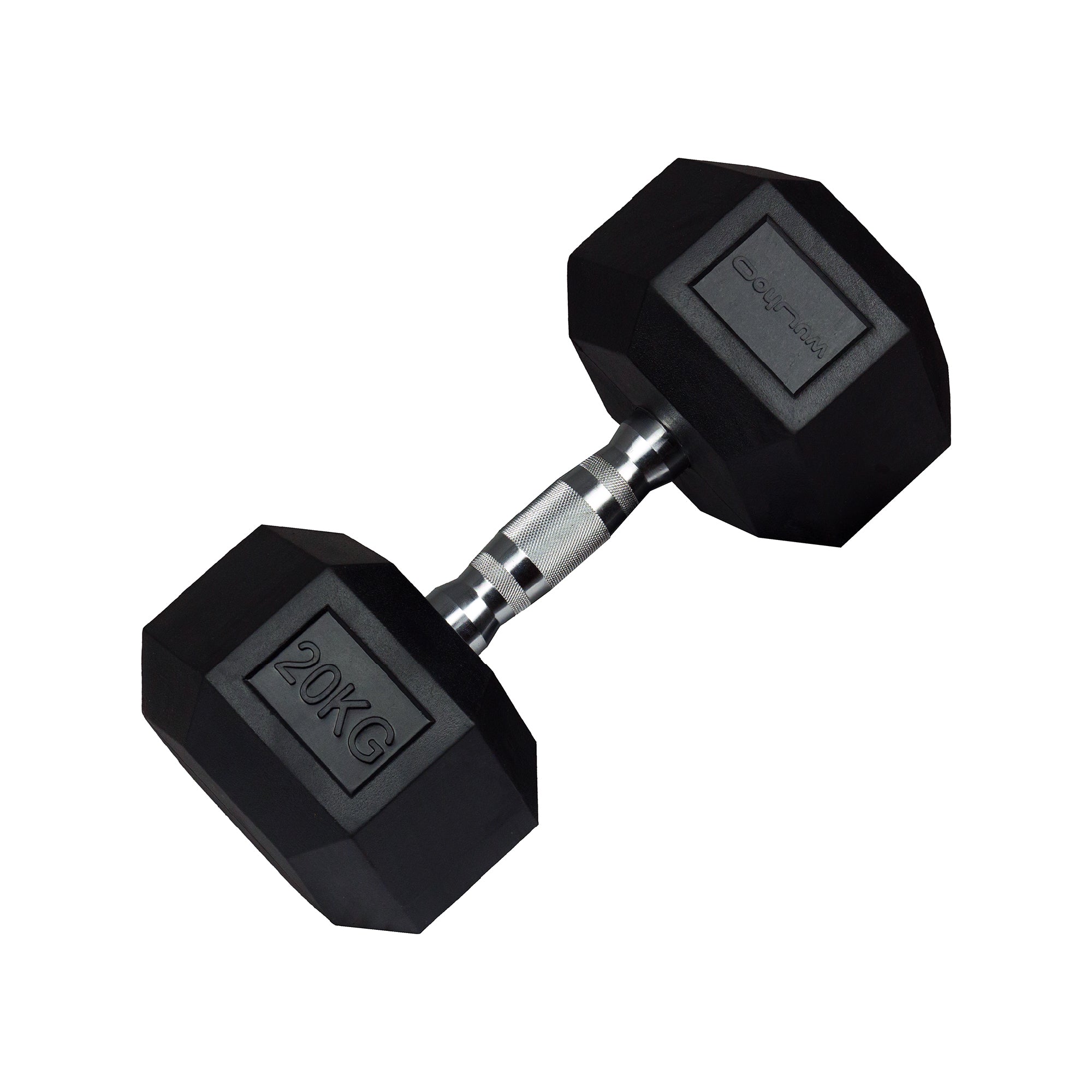 Hexagon dumbbell set Dorian, cast iron