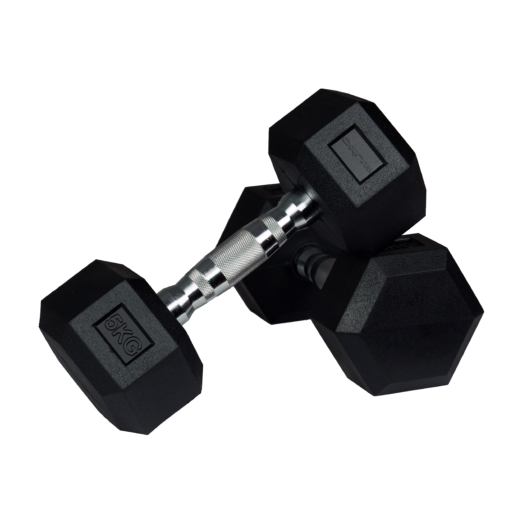 Hexagon dumbbell set Dorian, cast iron