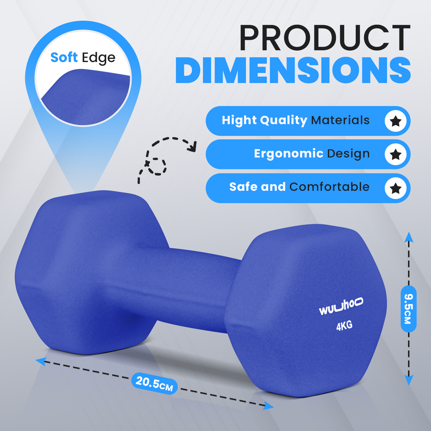 Dumbbell Pair Jackie Neoprene
