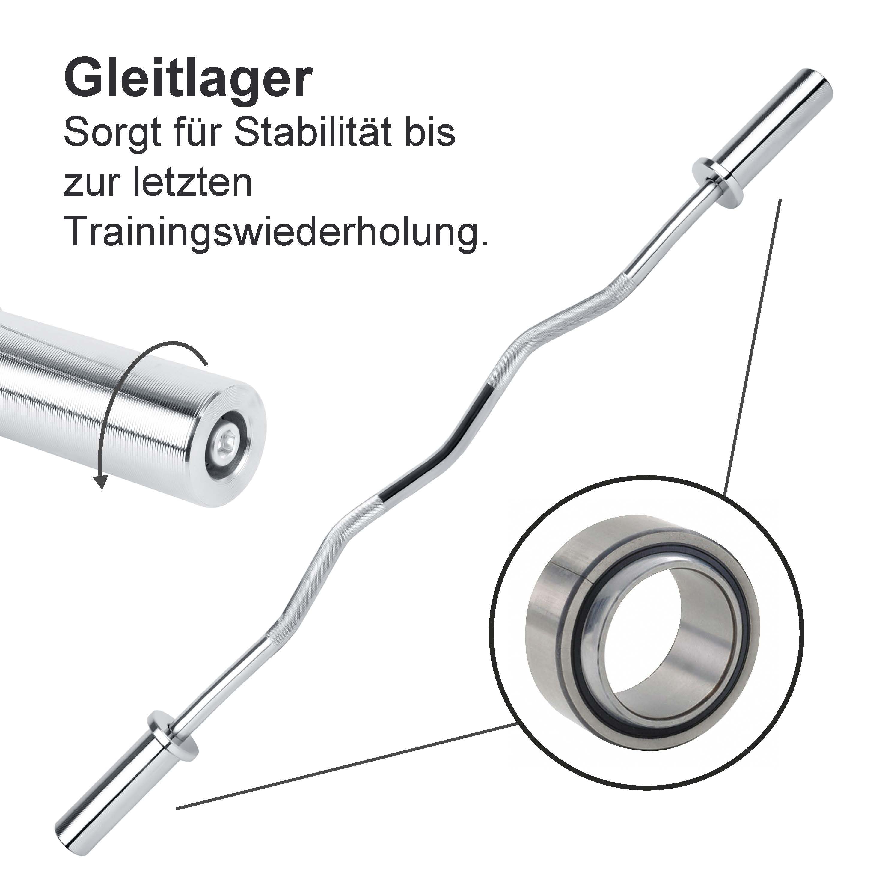 Curl bar Diego 120cm