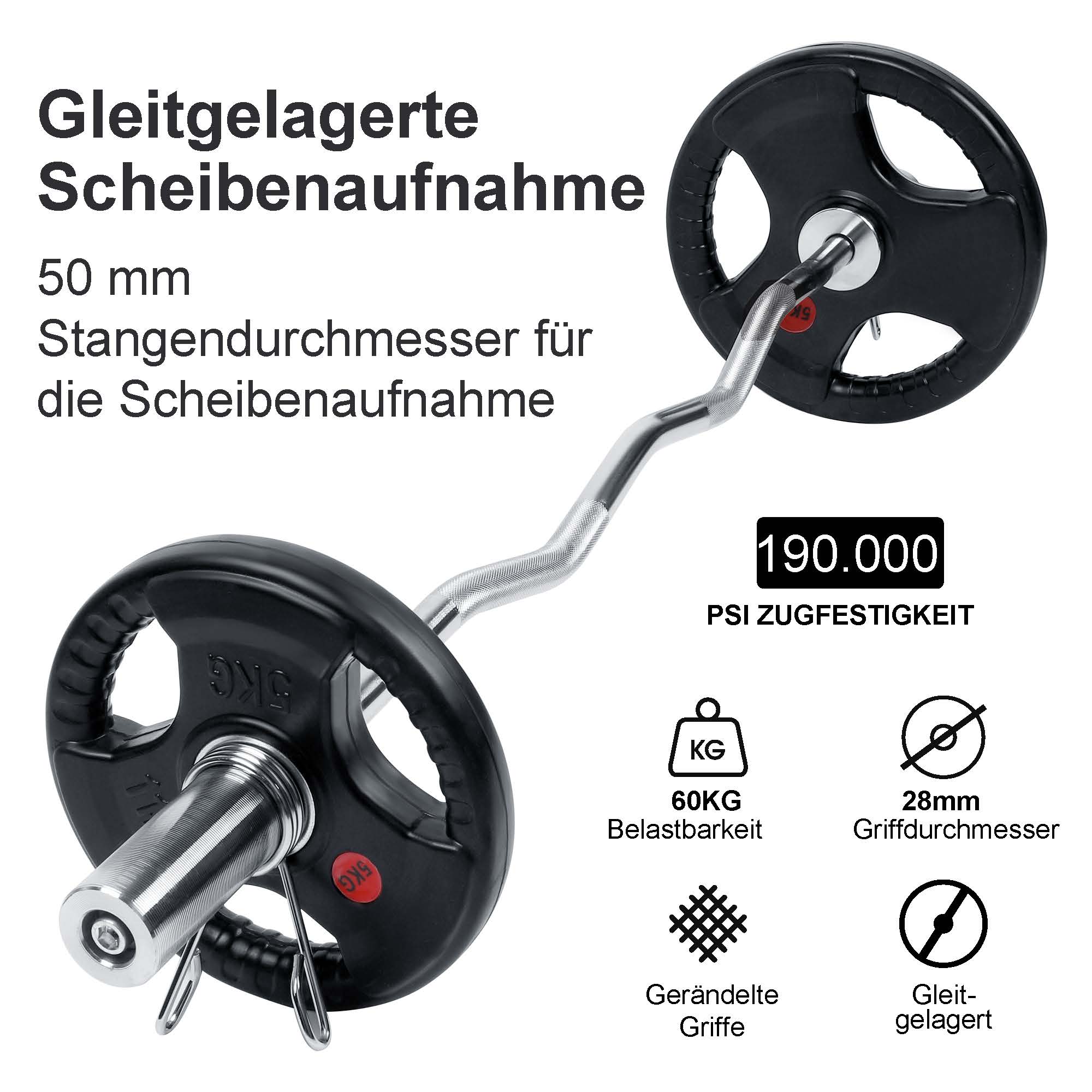 Curl bar Diego 120cm
