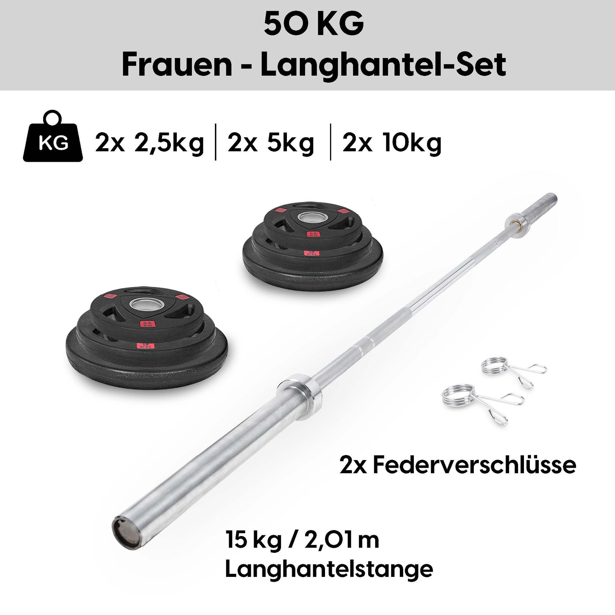 Fitness Set für Frauen Steffi 50kg