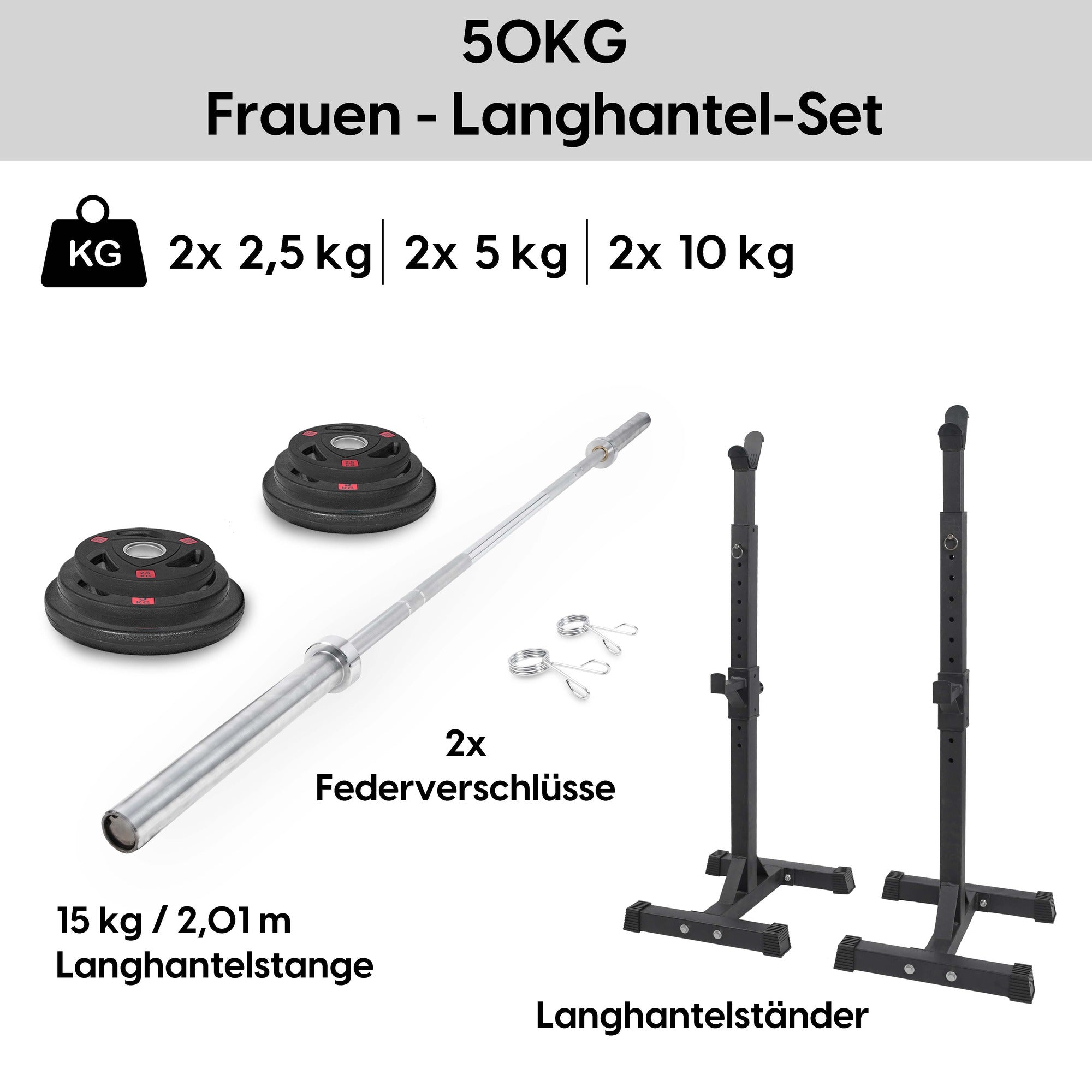 Fitness Set für Frauen Steffi 50kg