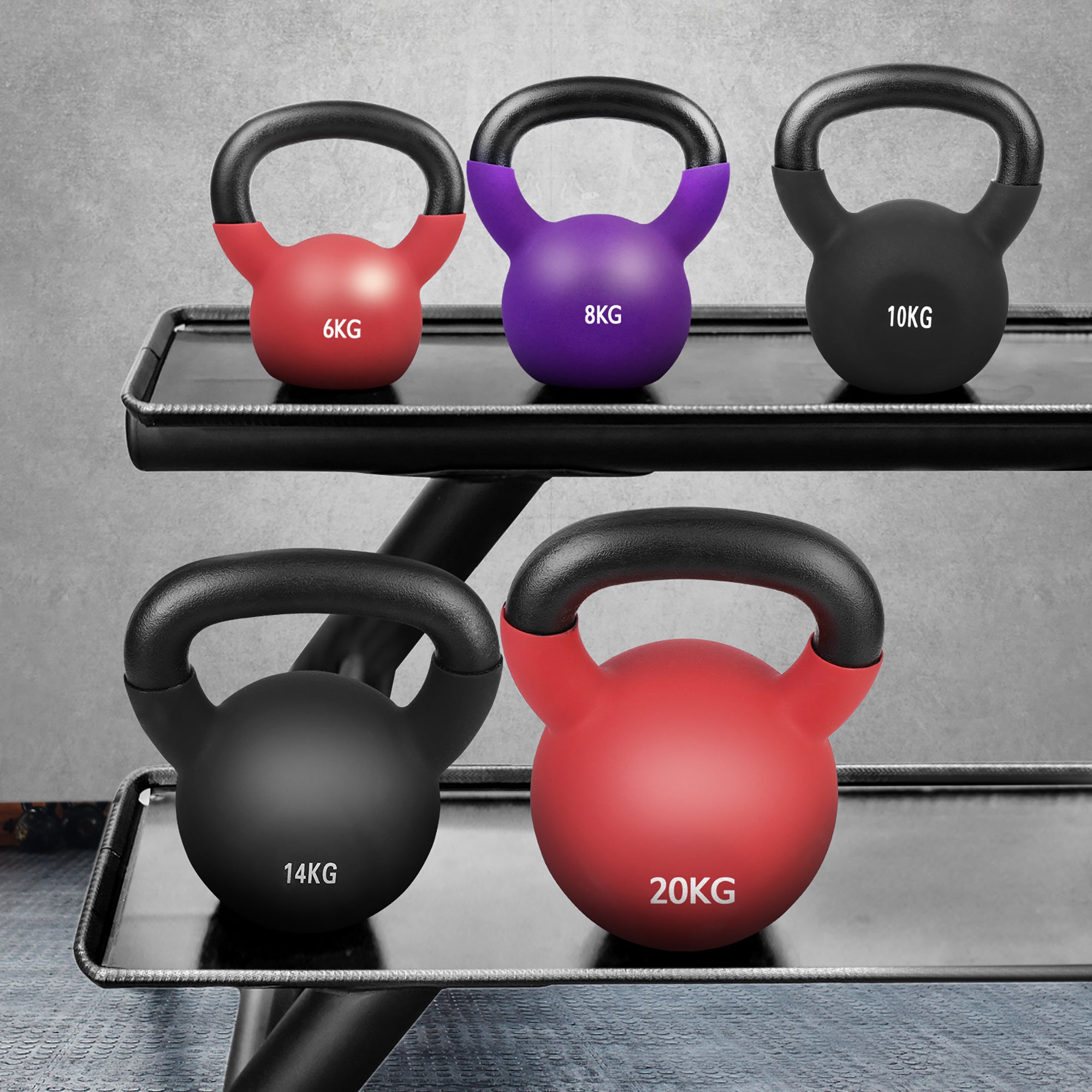 Kettlebell sæt Dwayne neopren