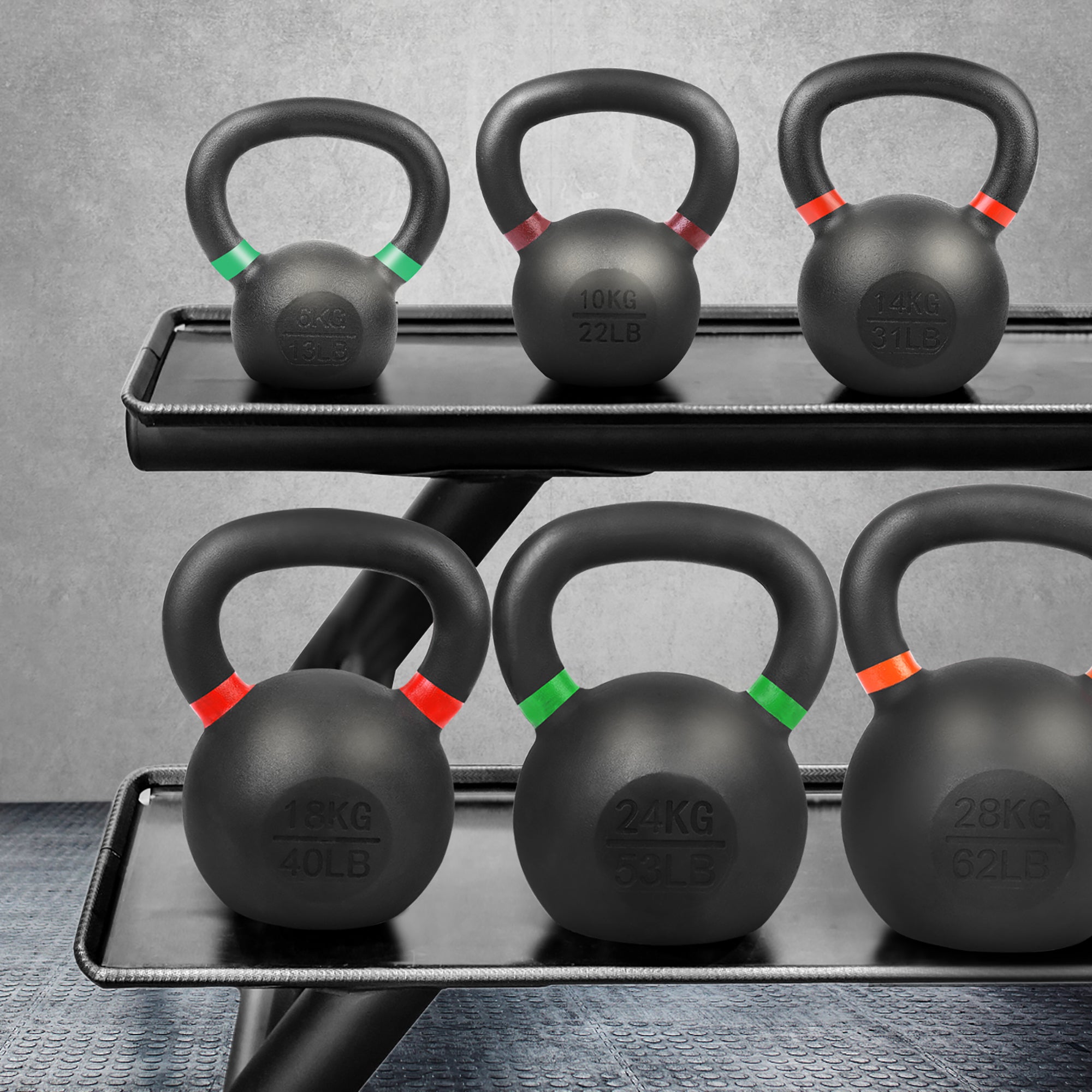 Kettlebell Set Rocky Cast Iron