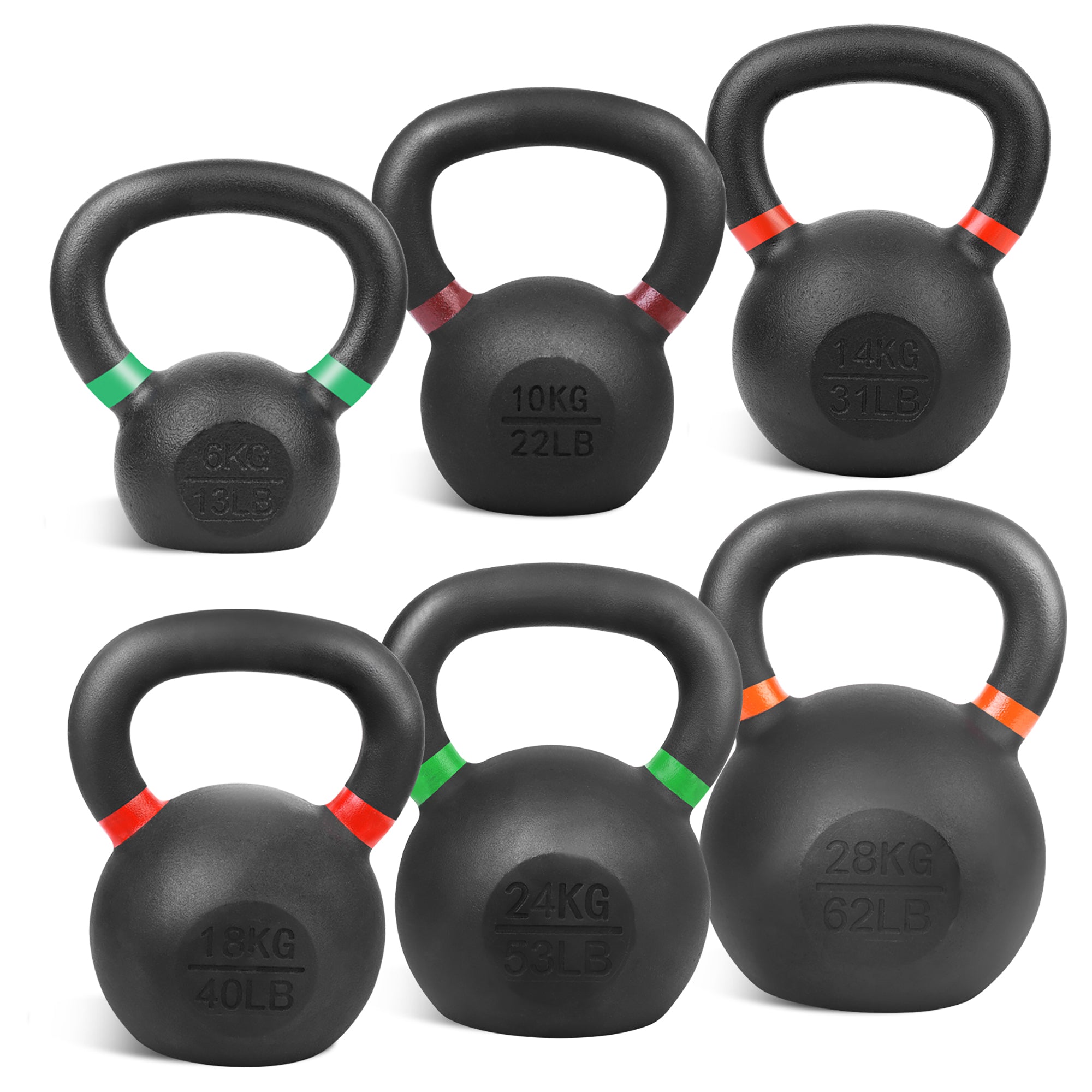 Kettlebell Set Rocky Cast Iron – Wuuhoo Fitness