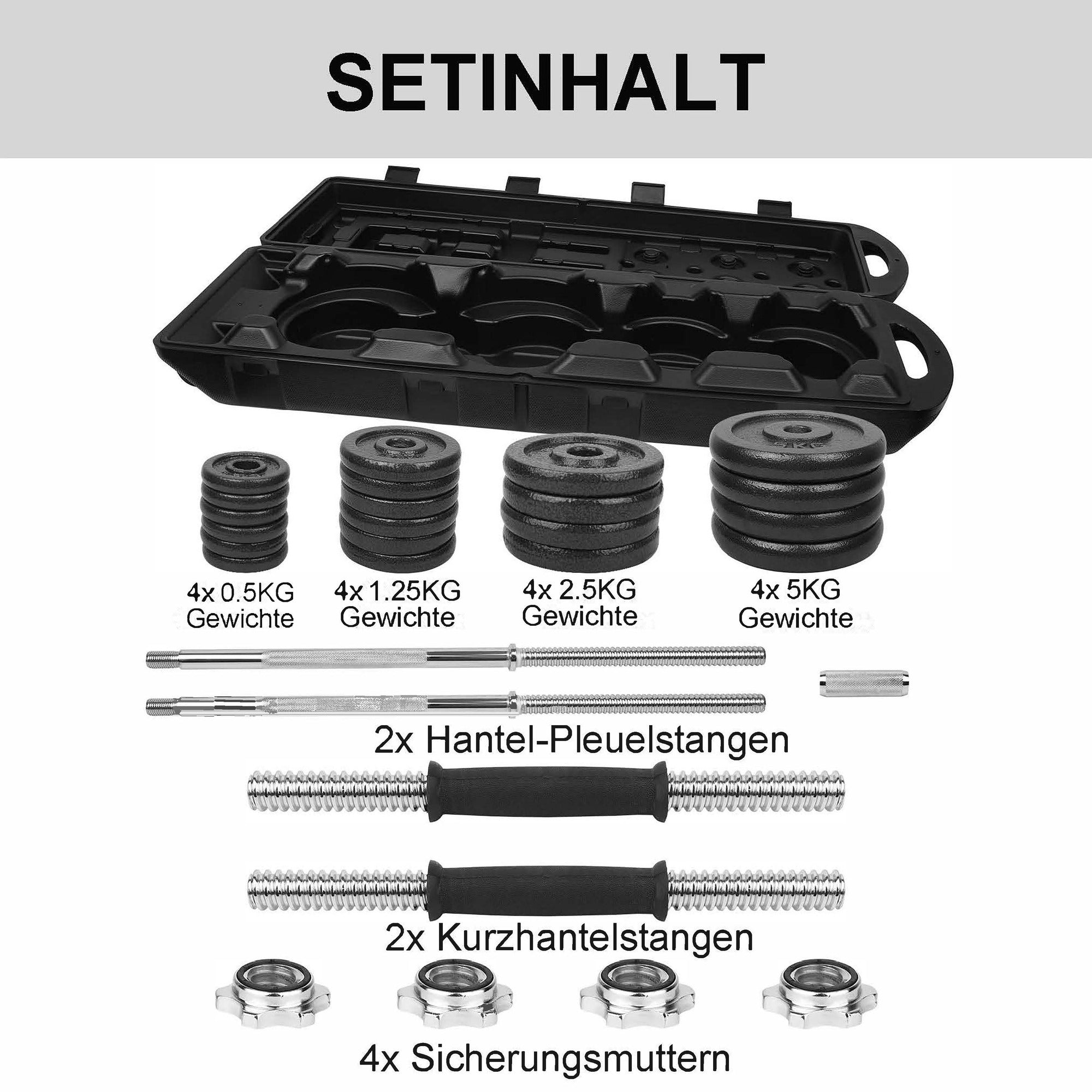 dumbbell set Phil 25/27mm