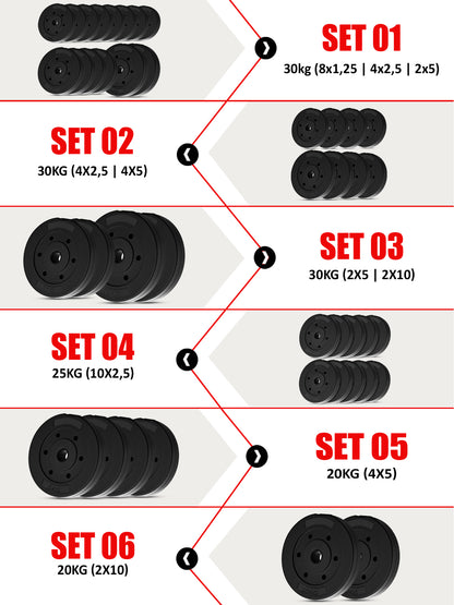 Cement Weight Plates Mike 30mm