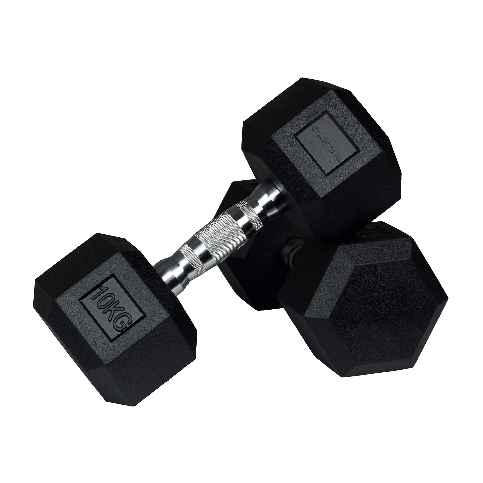 Hexagon dumbbell set Dorian, cast iron