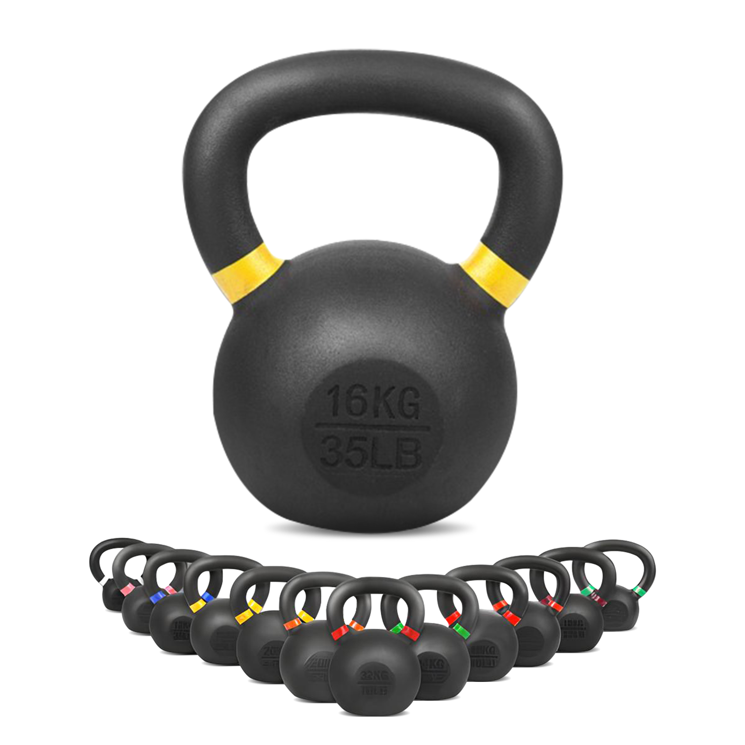 Kettlebell Rocky Gusseisen