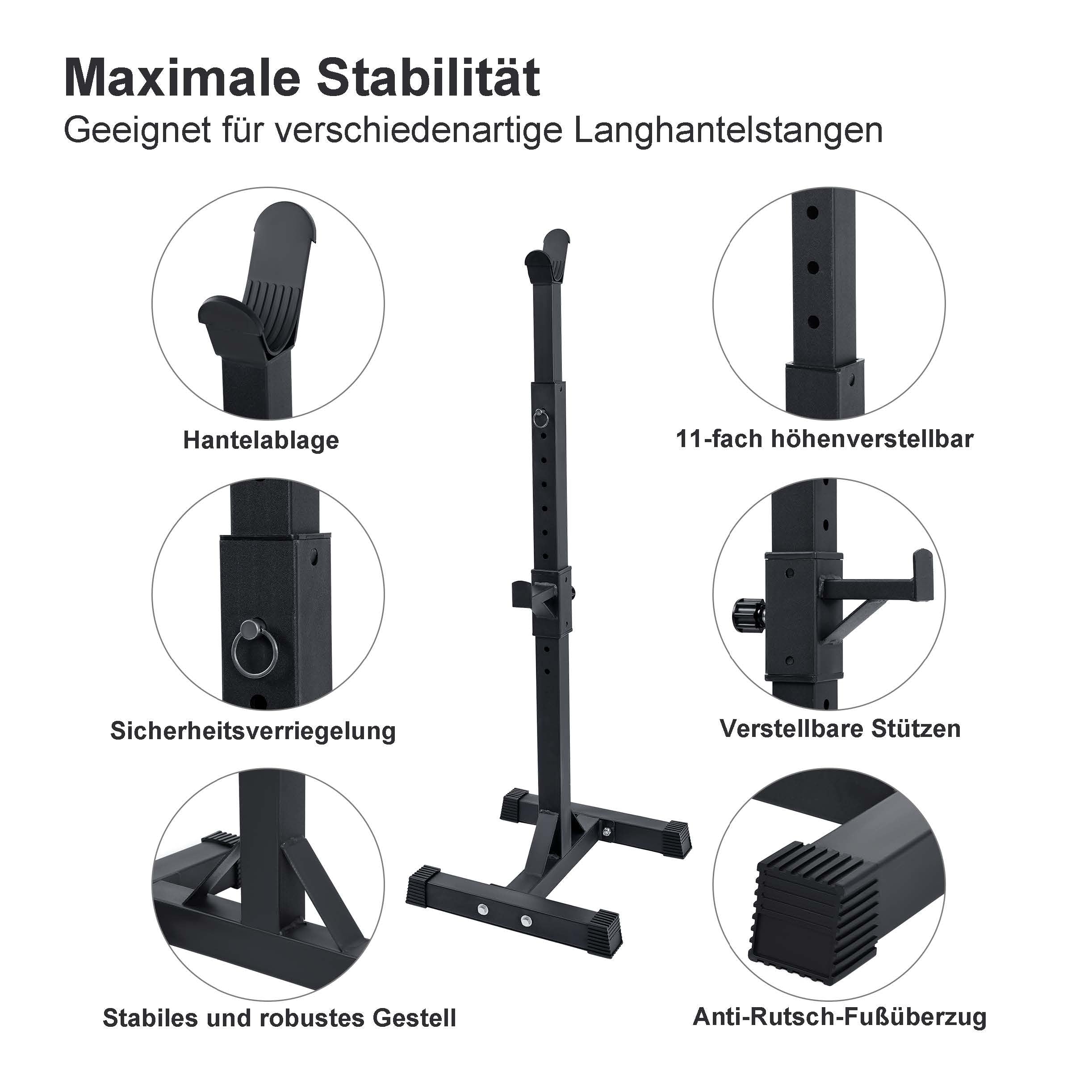 Professional barbell stand Ramon 300kg