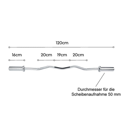 Curl bar Diego 120cm